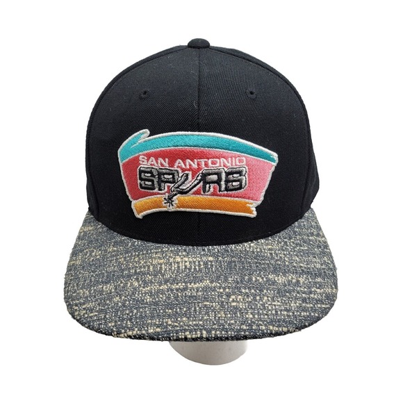 Mitchell & Ness Other - San Antonio Spurs Snapback Hat Black Blue Hardwood Classic Mitchell & Ness NBA